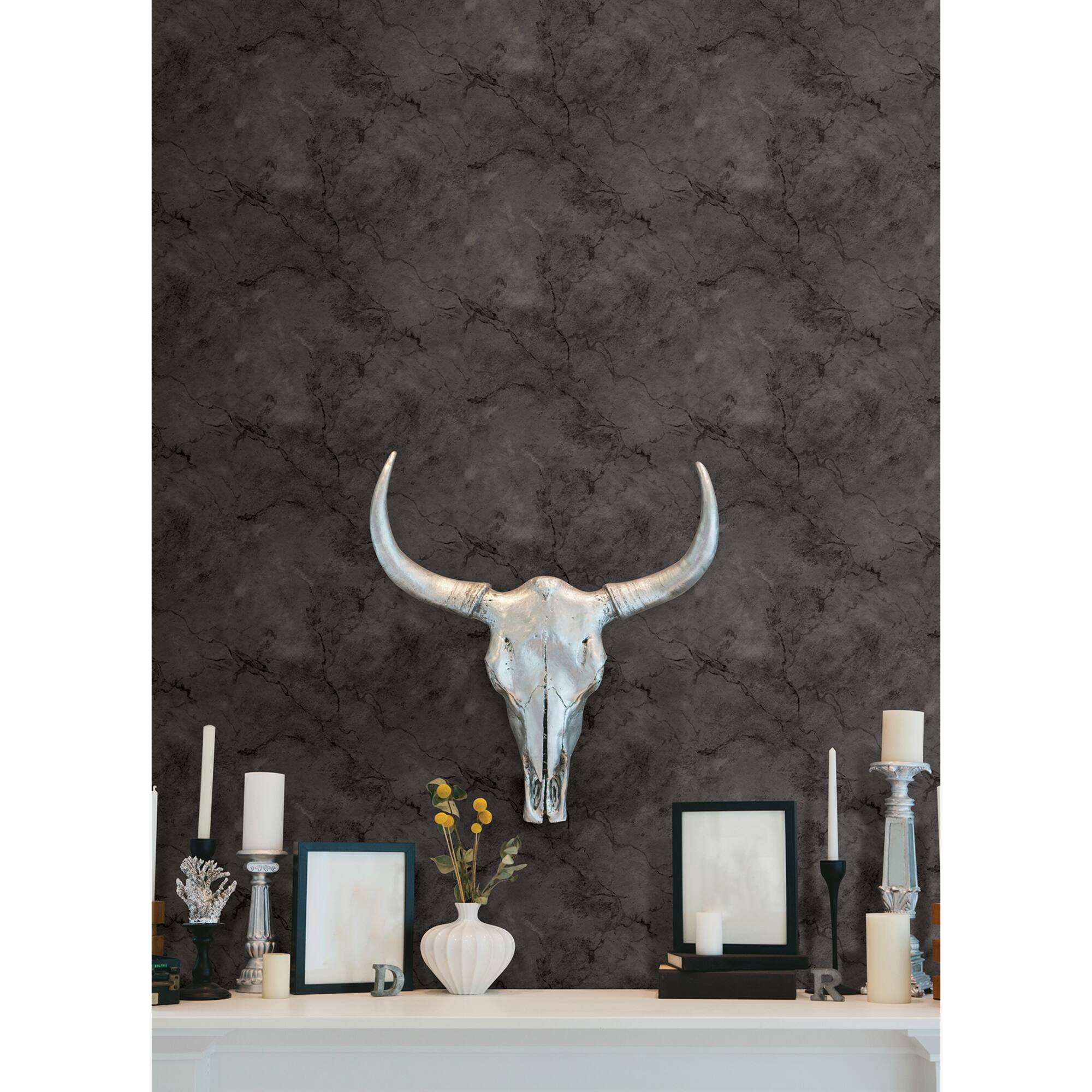 NuWallpaper Hayden Black Peel & Stick Wallpaper